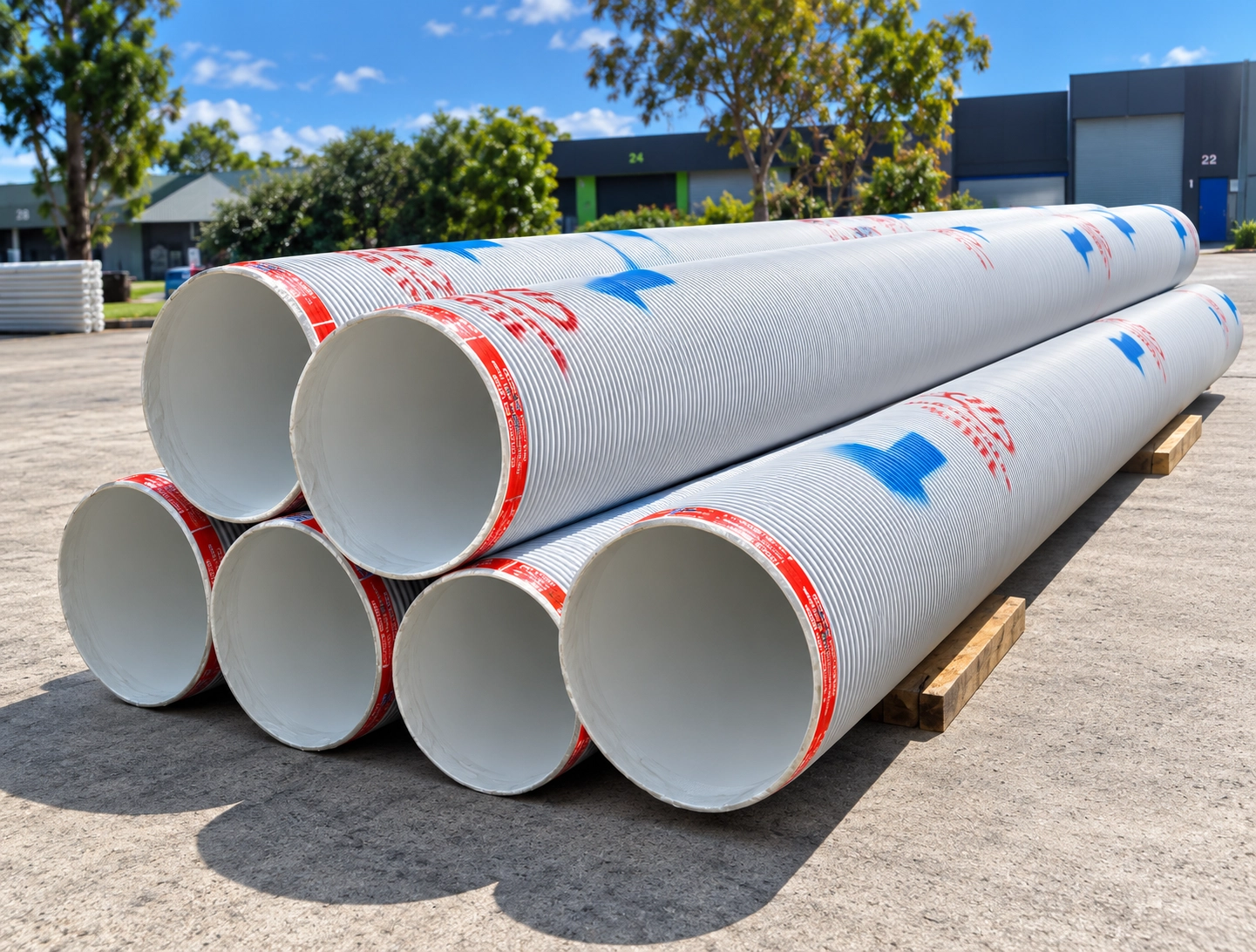 PVC Lined Column Formwork