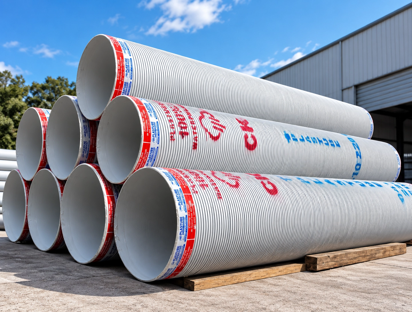 PVC Lined Column Formwork